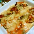 居眠り姫愛's cooksnap of when they made なすとギョーザのラザニア風チーズ焼き.