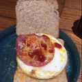 おんぷりん☆'s cooksnap of when they made フライパンだけ！ハムエッグトースト.