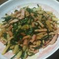 すばぴー's cooksnap of when they made 簡単！ジャガイモとニラとベーコン！.