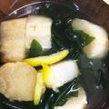 マリーS's cooksnap of when they made 豆腐とわかめのお吸い物.