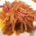 USATFUSAGI's cooksnap of when they made ピリきんぴらヤーコン.