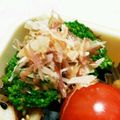 myとんすけ's cooksnap of when they made ブロッコリーおかか和え　おひたし.
