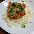 しんし～'s cooksnap of when they made 日本酒との相性◎白だしそうめん肉みそのせ.