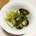 ぽちこ（マイ）'s cooksnap of when they made アサリと白菜の酒蒸し.