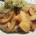 クックBU6PML☆'s cooksnap of when they made 簡単！豚肉のやわらかポークソテー♪りんご.