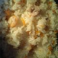 シャキーラ・あやこ's cooksnap of when they made 鶏ガラスープからの海老飯.