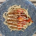 リーサの庭's cooksnap of when they made ランチに♪キムマヨ納豆うどん！.
