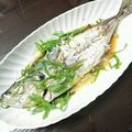 cadi子's cooksnap of when they made 電子レンジだけで！アジのねぎ蒸し.