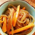 はっぴーふらわー's cooksnap of when they made 簡単！ニンジンとしらたきのキンピラ.
