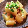 ☆ひつじのメイプル☆'s cooksnap of when they made ＊肉味噌で＊大根のそぼろ煮＊.