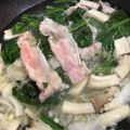 火花☆'s cooksnap of when they made ほうれん草の豚しゃぶ鍋.