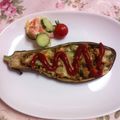 ちゃおっこ☆'s cooksnap of when they made なすボート焼きカレー.