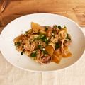 Ricy's cooksnap of when they made 大根と豚バラバター炒め.