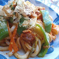 oBsession's cooksnap of when they made キムマヨ★焼きうどん.