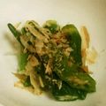シナモシナモ's cooksnap of when they made 簡単過ぎ☆オクラのお浸し.