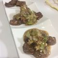 hirotic's cooksnap of when they made 孤独のグルメ風ガーリックはらみ 1５分.