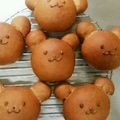せな393's cooksnap of when they made ＨＢ天然酵母でクマのチョコパン.