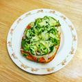 YUZVIO's cooksnap of when they made 朝食にぴったり◎ピザ風トースト♡.