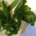 鯵缶。's cooksnap of when they made ピーマンのぬか漬け.
