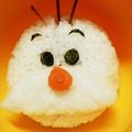 KRRママ's cooksnap of when they made ツムツムオラフ♬アナと雪の女王♬キャラ弁.