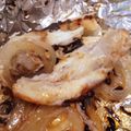 tm63's cooksnap of when they made 鯛の塩昆布ホイル焼き.