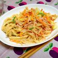 クック564LYF☆'s cooksnap of when they made 明太バター焼きうどん.