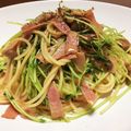 Yamato_o_o's cooksnap of when they made 豆苗ときのこの和風パスタ.