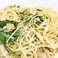 火星撃ち's cooksnap of when they made 水菜と豚肉の和風パスタ.