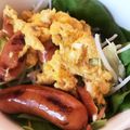 クックJ0U039☆'s cooksnap of when they made ボリューム満点☆ソーセージエッグサラダ.