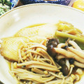 miiiiiyan's cooksnap of when they made むきかれいと葱の煮付け♪.