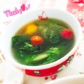 のん♪♪のん's cooksnap of when they made 『ザクザク』レタスの＊BLTスープ＊.