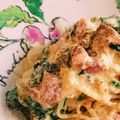 ＠尚実's cooksnap of when they made 簡単♪チーズたっぷり♥濃厚カルボナーラ.