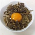 musucari's cooksnap of when they made ♪　　豚丼　　♪ゴボウがうまい！.