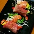 24karats's cooksnap of when they made 簡単前菜2品！生ハム。スモークサーモン。.
