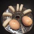KAORU4649's cooksnap of when they made 思い立ったら１０分燻製　玉子、かまぼこ編.