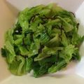 キンクマ☆杏ちゃん's cooksnap of when they made ☼☆簡単漬物♪キャベツの塩昆布和え.