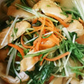tomo1965's cooksnap of when they made 京風♪お揚げさんと水菜のおひたし♪.