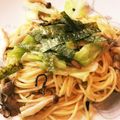 y_uu's cooksnap of when they made 時短！塩昆布豚キャベツ和風パスタ.