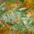 うっぽー's cooksnap of when they made 簡単和えるだけ♪柿と水菜のサラダ.