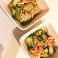 sangori's cooksnap of when they made キュウリと桜エビの酢の物.