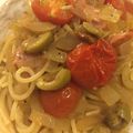 クック6FADDO☆'s cooksnap of when they made ★簡単絶品トマトとオリーブのスパゲティ★.