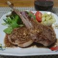 ダイナマイト漆黒's cooksnap of when they made ローズマリーのラムチョップ赤ワインソース.