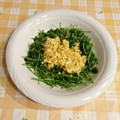 オレンジリング's cooksnap of when they made 豆苗とたまごの炒め物.