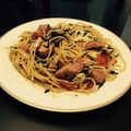☆Qro☆'s cooksnap of when they made 妊娠、授乳に！かつおとひじきの鉄分パスタ.
