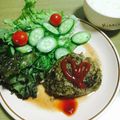 クックOXU1M3☆'s cooksnap of when they made 簡単！☆基本のハンバーグ.