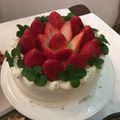 春と夏のママ's cooksnap of when they made ♡いちごのショートケーキ♡X'mas♪.