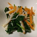 ちゅん・e・'s cooksnap of when they made ほうれん草のおひたし～にんじん＆えのき～.
