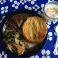フジハチ's cooksnap of when they made コストコマッシュポテトdeエッグスラット.