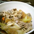 J・0505's cooksnap of when they made 大根と牛肉の味噌煮.