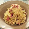 sofami's cooksnap of when they made カルボナーラ風リコッタチーズパスタ.